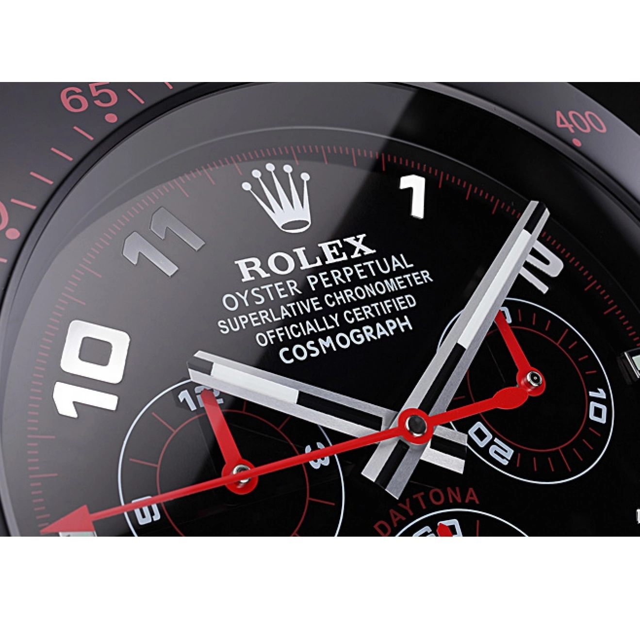 Good Copy Rolex Watches Clock Daytona Rolex Wall Cosmograph 621908 Black-Red 0627